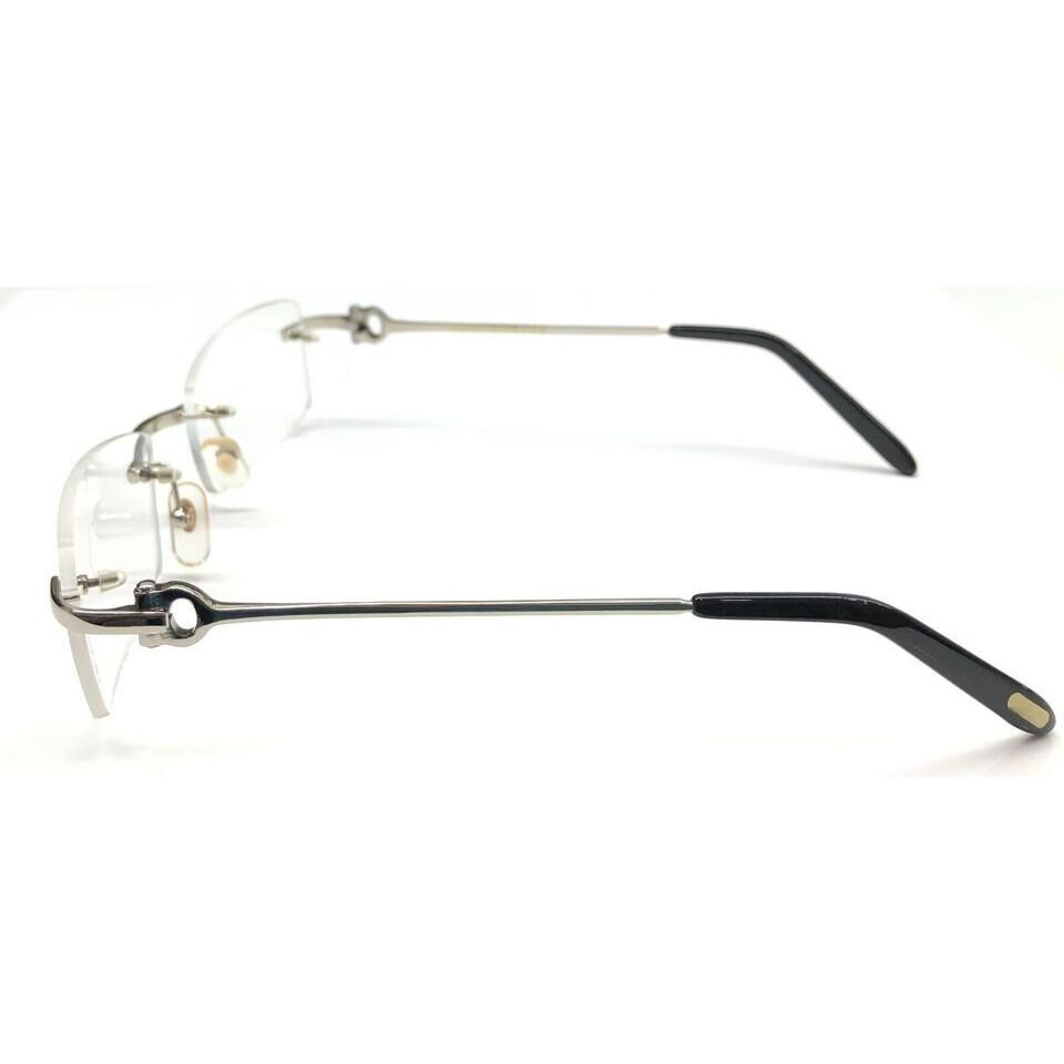 RSINC Rimless Frame Eyeglass Spectacle For Men & Women Silver Black Cart 1 JL156068979929