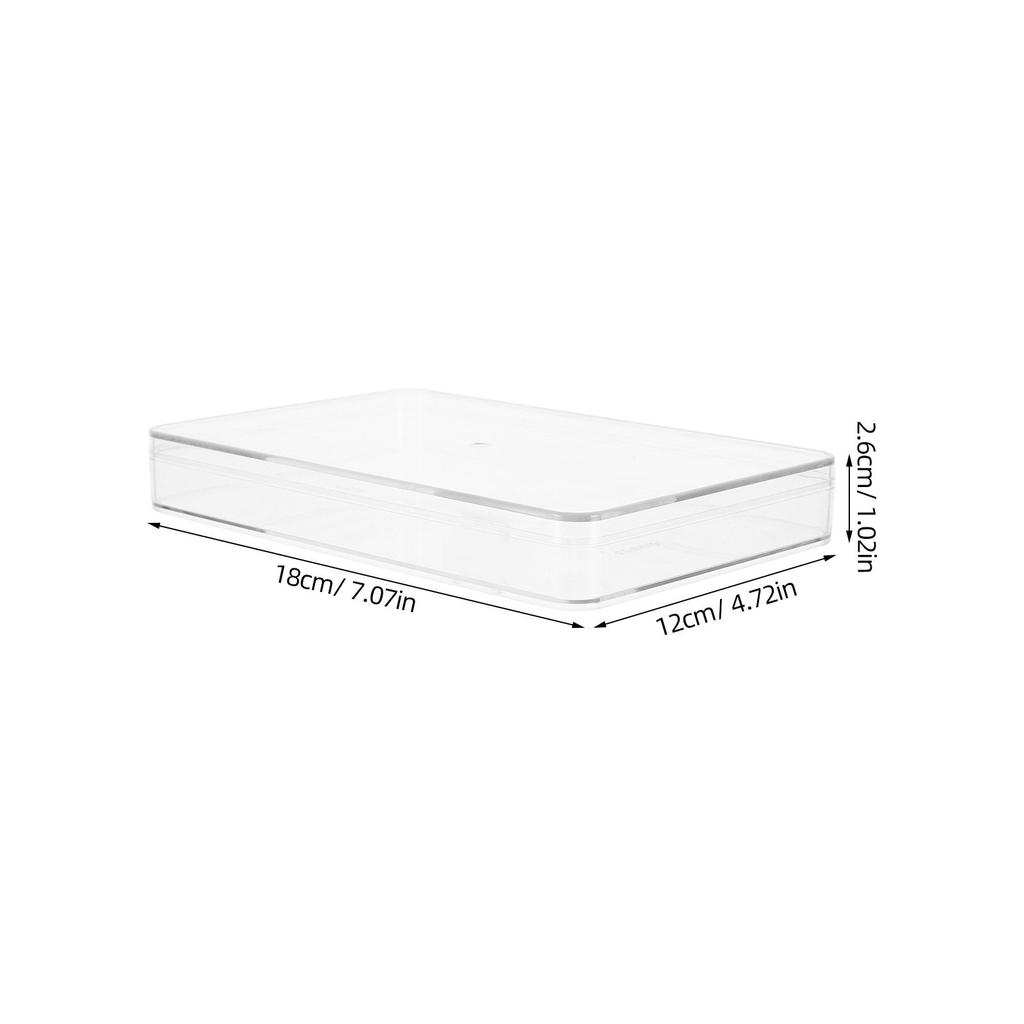 Rectangle Transparent Cookie Box Clear Plastic Candy Chocolate Nougat Peanut Brittle Storage Packaging for Birthday Wedding