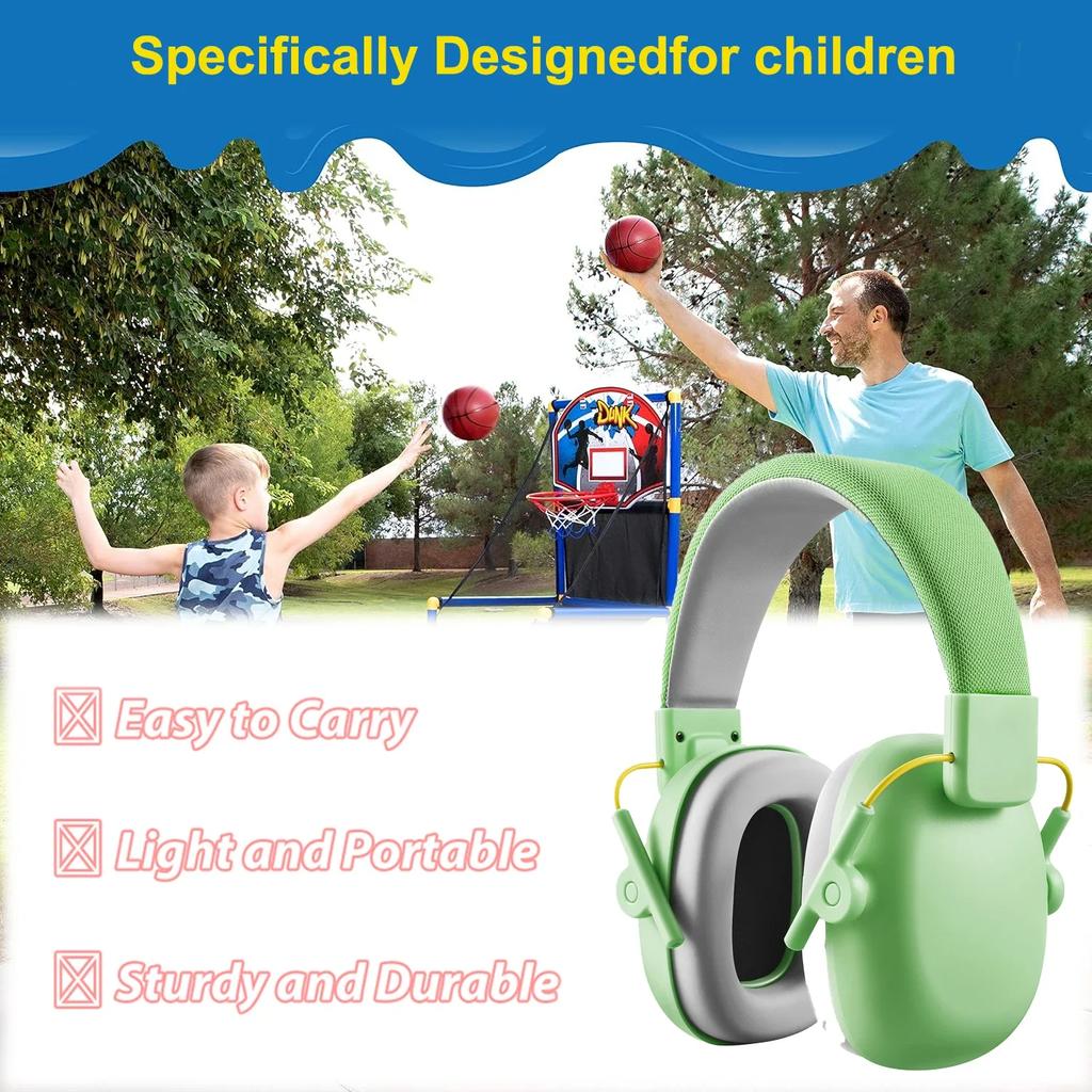 Kids Ear Protection Noise Cancelling Headphones for Kids  Noise Reduction Earmuffs for Autism Sensory Shooting