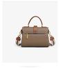 2025 Frühling/Sommer Farbblock Echtleder Damen Umhänge-Schultertasche