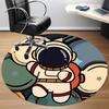 1pc Astronaut Space Office Round Area Rug, Under Office Chairs Bedroom Living Room Home Decor, Room Deco