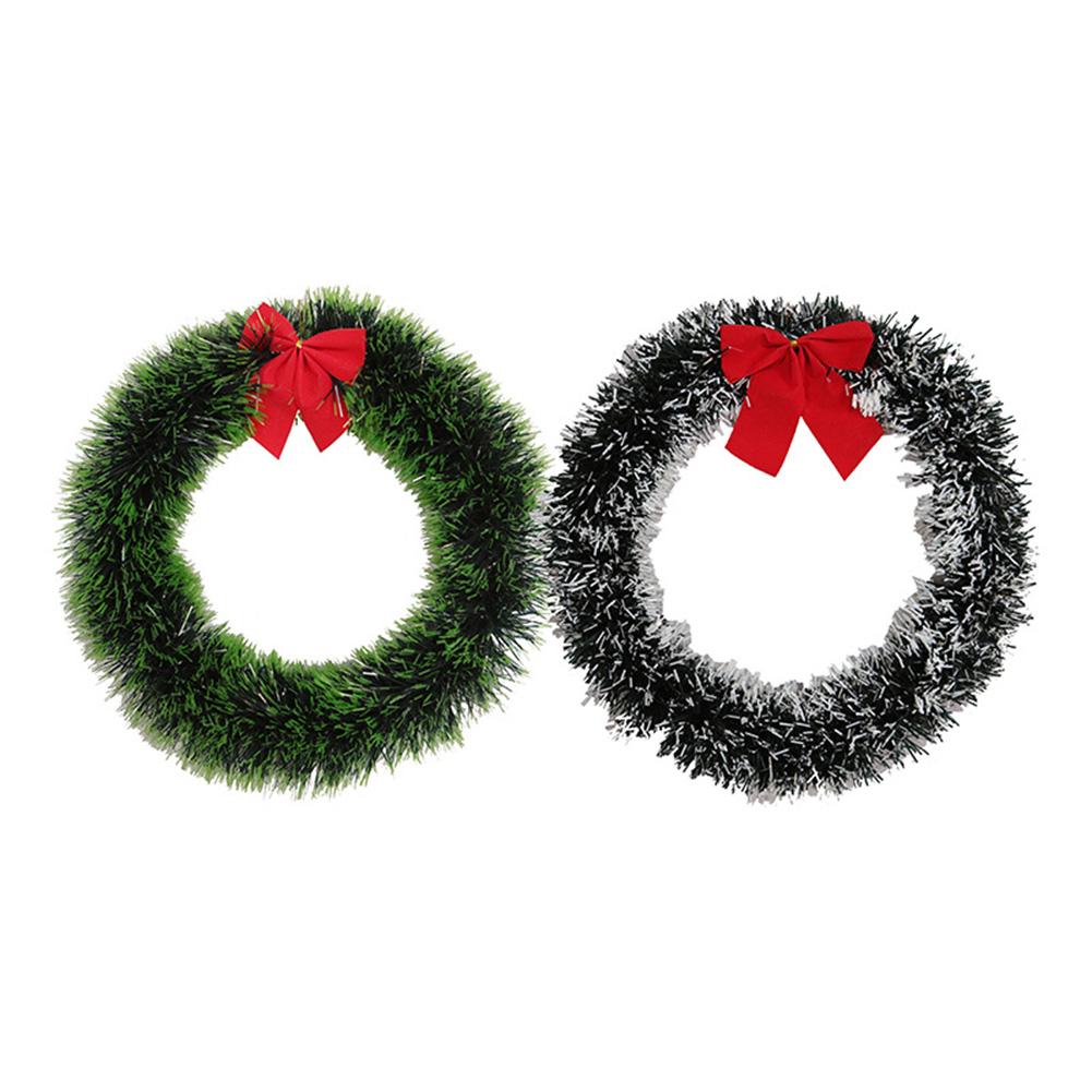 35cm Christmas Wreath Decorations High quality Artificial Christmas Door Garland Hanging Wall Window Wreath Xmas Set