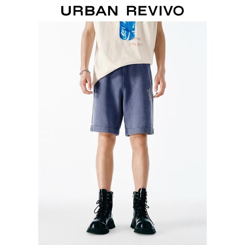 UR Men s 2025 Summer Trendy Color-block Print Shorts 29