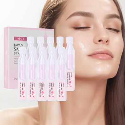 2 ml * 10 Stück Sakura Serumampulle, Gesichtspflege, einschließlich Niacinamid, Hyaluronsäure usw.. Feuchtigkeitsspendende Essenz