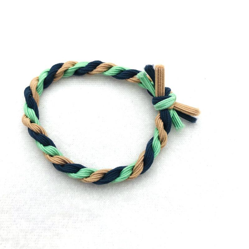 Korean Style Cute Braided Elastic Hair Tie for Women