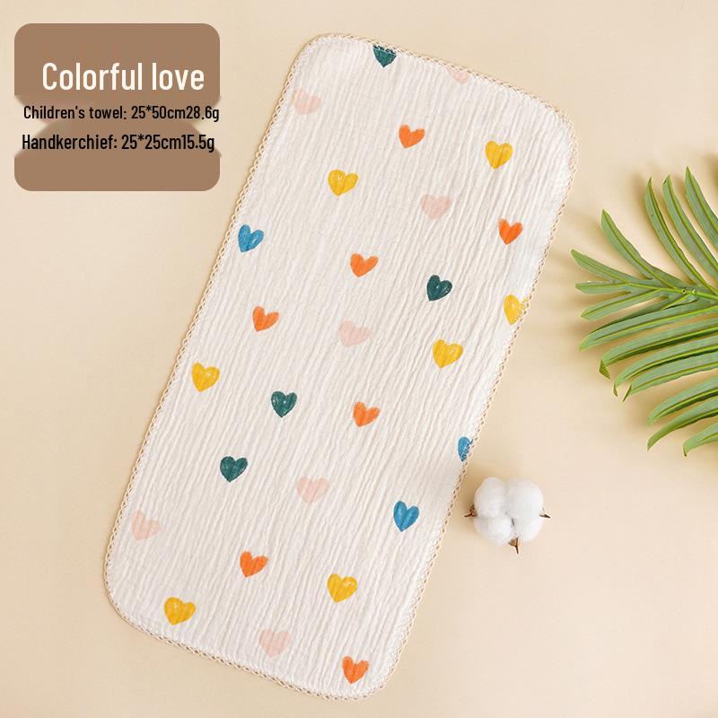 

Набор слюнявчик и марлевая салфетка для новорожденного из чистого хлопка 25x25 cm