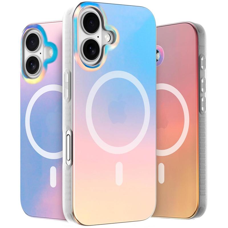 

Matte Laser Gradient Clear Magnetic Phone Case for IPhone 16 15 14 13 12 Pro Max Plus 16Pro 15Pro IPones Mac Safe Cover For iPhone 15 Pro