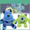 Adorable Llavero de Peluche Mike Wazowski Sulley de Monsters University con Material de Felpa Corta Suave