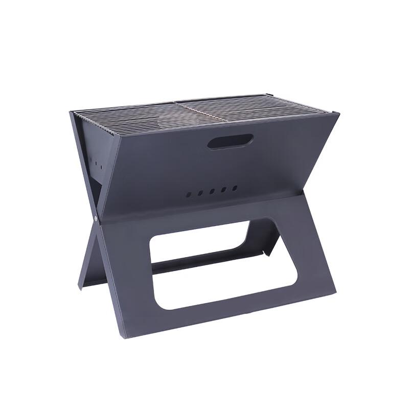 Portable X-Type Folding Stainless Steel Charcoal Grill