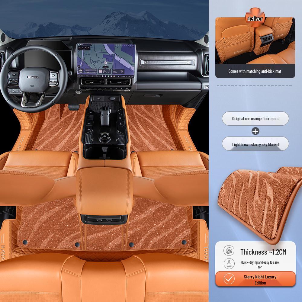 Haval Menglong Hybrid Full Coverage Floor Mats for 26 Models - Car-Specific Interior Accessories.
