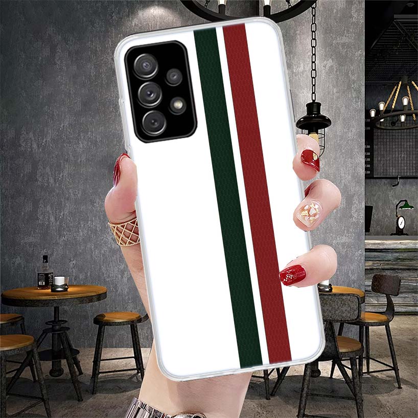 Luxury Sports Line Cool Stripes Soft Phone Case For Samsung Galaxy S22 S23 S24 S25 Edge S26 Ultra S20 FE S21 Plus + Fundas Coque