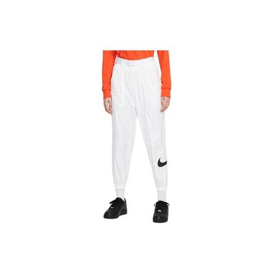 Sportswear Swoosh Print Woven Cuffed Joggers Women Bottoms White CJ3777-100