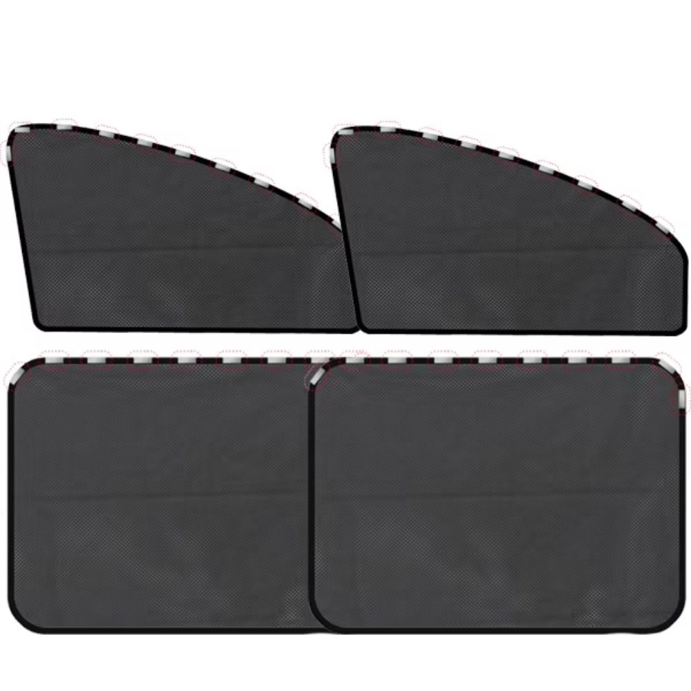 4 PCS Folding Magnetic Car Sunshade Magnetic Design Car Privacy Shield Front Window
