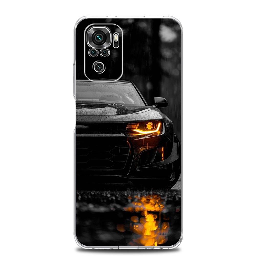 Phone Case For Xiaomi Redmi Note 13 12 5G 9S 9 8 10 11 Pro Plus 4G 9T 13C 12C 10C 9C 9A 7 Pro Clear Cover Super Car Sport