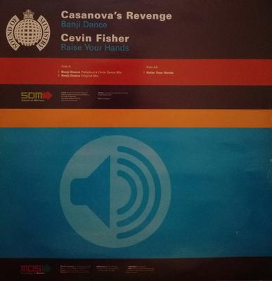 12inch Record CASANOVA'S REVENGE / CEVIN FISHER - Banji Dance / Raise Your Hands SOMT024 Sound Of Minist 1996 UK Dance & Electronica Used