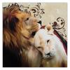Canvas Print Lions Animals