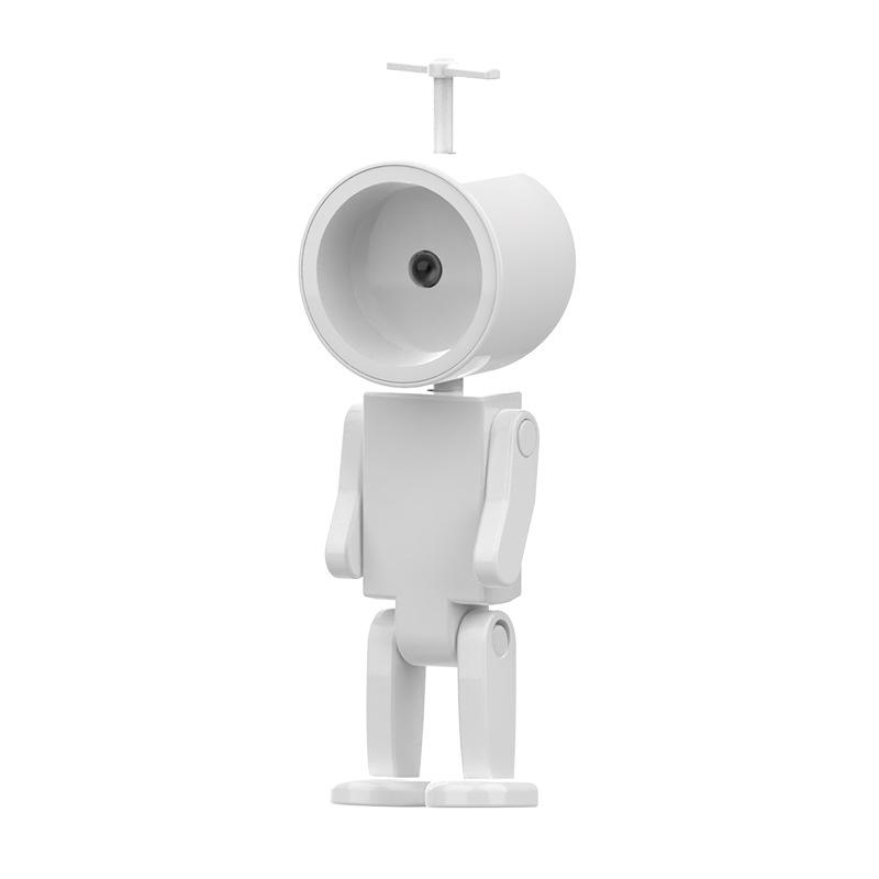 Astronaut Magnetic Night Light Led Mini Robot with Battery Book Light Desktop Building Block Ornament Ambient Light