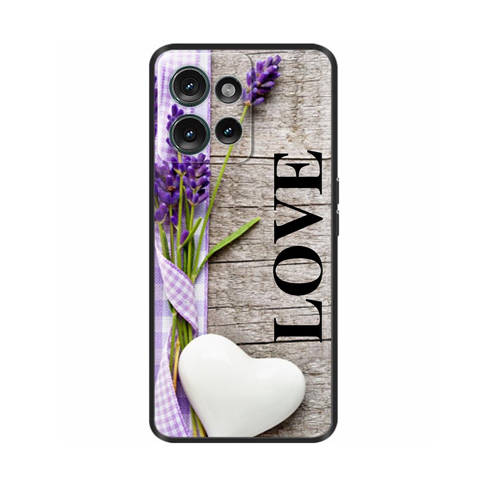 Black Case For Motorola MOTO Edge 50 5g Back Cover Phone Case For MOTO Edge 50 Edge50 Soft Silicone Bumper Shockproof Para Coque