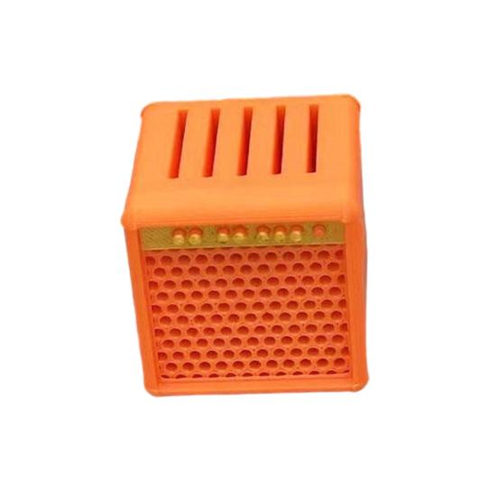 

Guitar Pick Storage Box Retro Amplifier Design Pick Holder Pick Organizer Holds 5 Picks Display Stand Gift for Musicians Guitarists оранжевый