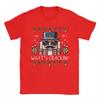 Men Christmas Nutcracker Whats Crackin Funny Xmas T Shirts Cotton Tops Short Sleeve Crew Neck Tee Shirt Plus Size TShirt