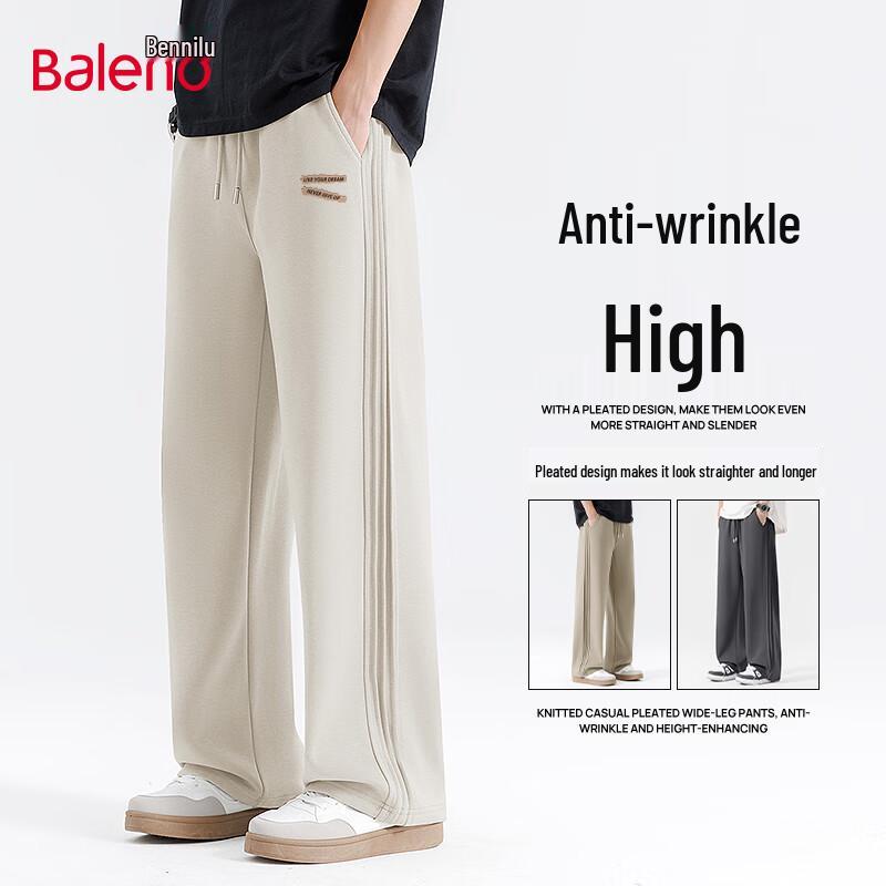 

Baleno Men s Loose Straight Anti-Wrinkle Casual Pants XL