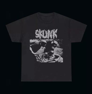 Skunk Grindcore T Shirt Crust Punk Vintage Dystopia Disrupt Agathocles Warsore