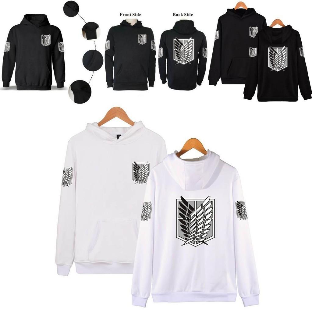 No Kyojin Attack On Titan Wings Hoodie Cozy Pullover For Ultimate Comfort**