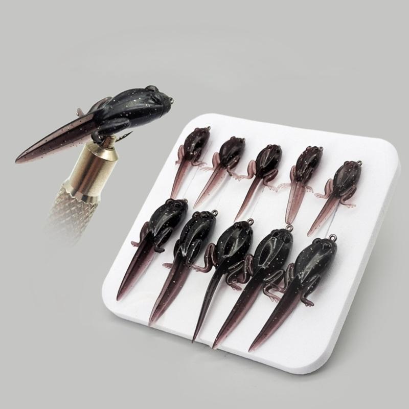 20pcs Soft Fishing Lures Simulation Baits Realistic Artificial Baits with Barbed Hook Tiny Baits Fishing Tackle