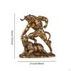 Statue Animal Sculpture Ornament Decorative Home Office Decor Resin Figurine for Stock Market Lovers