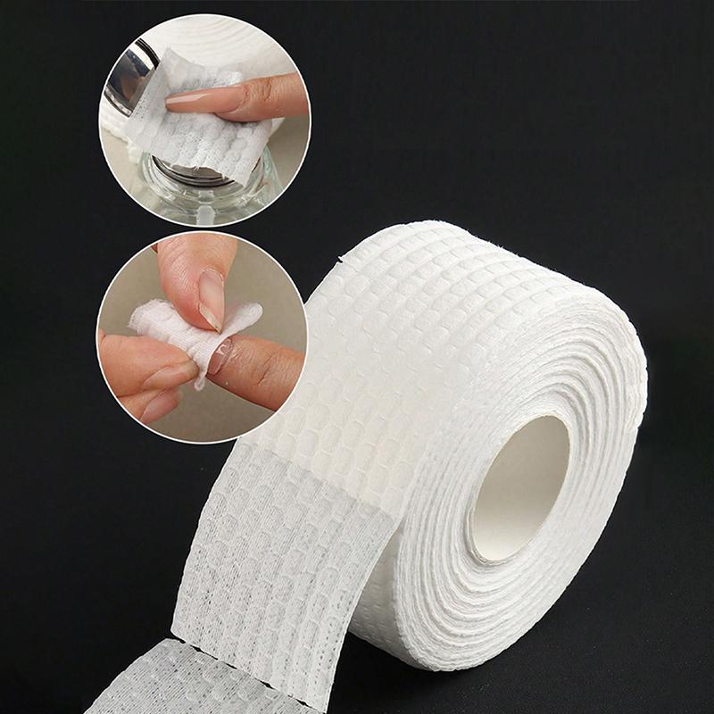Roll Professional Lint Free Nail Art Gel Polish Remover Cotton Pad Nail Wipe Cosmetic Cleaning Nail Wiping Cotton