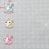 9-Color Creative Long-Tailed Cat Pendant (21x24mm, KC Gold) – Cute and Unique Ornament