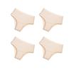 4Pcs/Set Cotton Underwear for Women High Rise Panties Soild Colour Stretch Briefs Ladies Half Cover Briefs Soft Sexy Lingerie