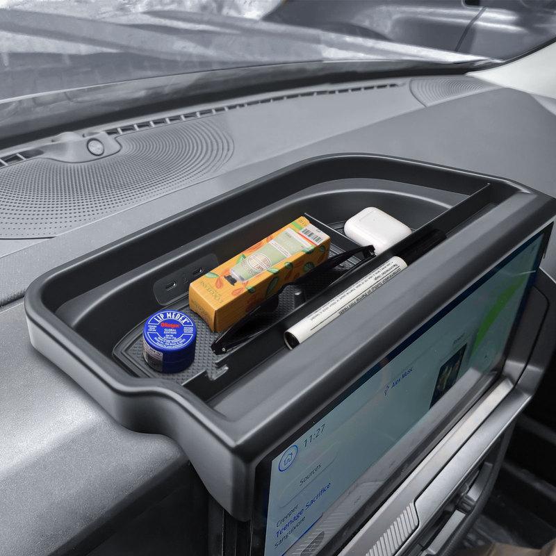 Organisateur de vide-poches de console centrale et de tableau de bord Pour 2025 Ford Bronco Sport Intérieur Tableau de bord Derrière l'écran Accessoires de rangement de voiture