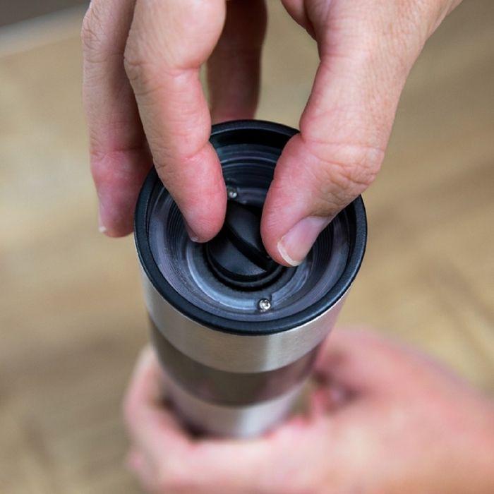 Moulin électrique - Cecotec - InstantMill Press - Acier inoxydable - Broyeur céramique - LED