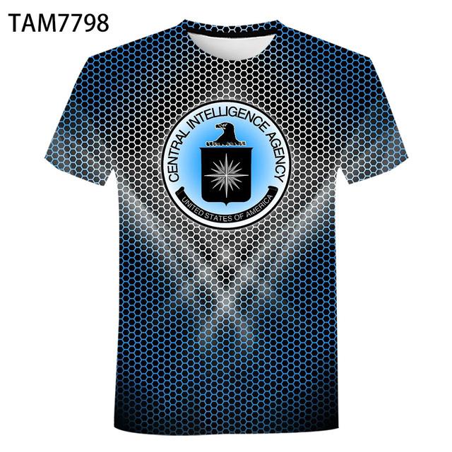 Letní mužská a ženská košile 3DT Sex Streetwear hip-hop s krátkým rukávem Amoled Terminal Top Tričko pro Linux