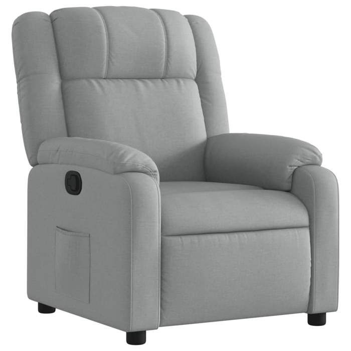 VidaXL Fauteuil Inclinable, Chaise avec Repose-pieds, Siège avec Dossier et Accoudoirs, Meuble de Salle de Séjour, Moderne, 373536