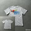 Tshirt  Unisexches Courtes En Coton Imprim British Street Hip Hop Couple  Unisexches Courtes Pour Hommes Et Femmes
