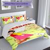 3pcs Custom Name Heidi Set,Includes 1 Duvet Cover and 2 Pillowcases,All-season Bedroom Decor