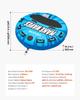 Towable Tubes for Boating, 3-Rider Inflatable Boat Tubes and Towables, 231kg Capacity Water Sport Tube for Boat To Pull - with Anti-Slip Pad, Full