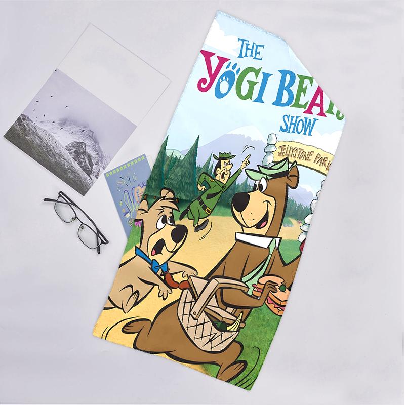 Yogi Bear Show Fashion Beach Towel: Ideal for Summer Adventures Soft, Absorbent and Quick Drying Suitable for Swimming and Bathing
