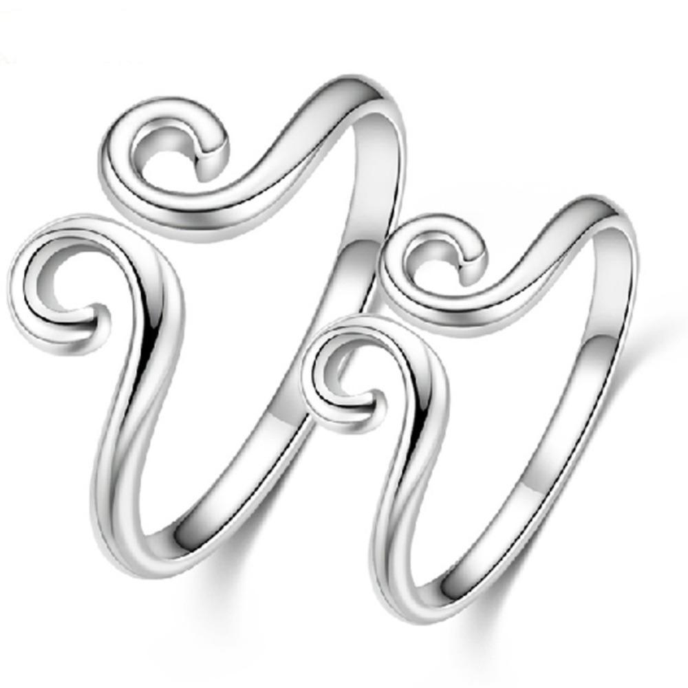 Open Ring Black Gold Tight Hoop Retro Engraved Cloud Pattern Couple Rings Journey To the West Jewelry