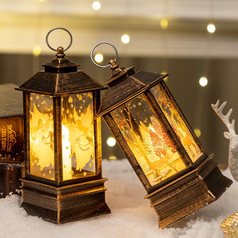 Christmas Decorations Santa Claus Night Light Christmas Ornaments Christmas Gifts Christmas Crafts Wind Lanterns