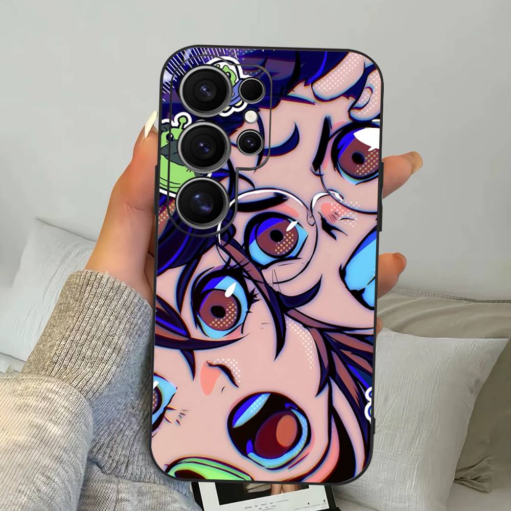 

Adventure Anime Dandadan Phone Case For Samsung S 24 Fe 25 Ultra Plus 20 Lite 21 30 22 23 24 22 Ultra 5G Fundas Samsung S21