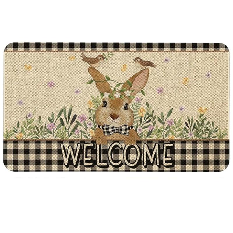 American-style Bathroom Absorbent Floor Mat, Entrance Foyer Floor Mat, Bathroom Anti-slip Carpet, Home Decoration