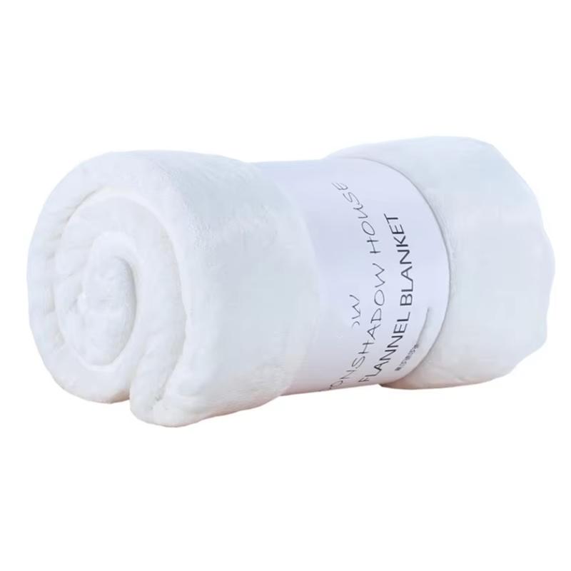 Solid Color Baby Blanket Flannel Boys Girls Nap Small Blanket Spring Summer Autumn Winter Children's Blanket Water Uptake100x150