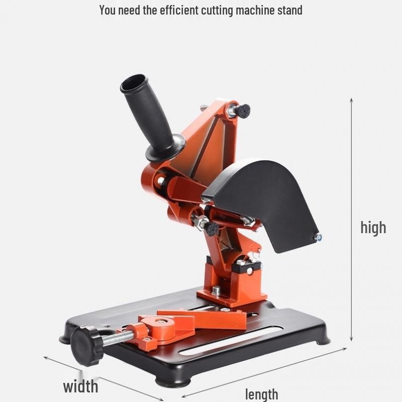Universal Lever-Type Angle Grinder Stand & Polishing Table - Compact Cutting Machine Holder