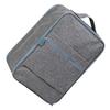 Large Capacity Shoe Bag for Travel Daily Use Storage Pouch Waterproof Top Handle Smooth Zippers Grey