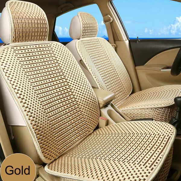 WTEMPO Five-seater Standard Version Car Seat Cushion Four Seasons Universal Full Surround Summer Ice Silk Seat Cover Car Cushion Car Interior Supplies