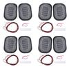 4Set DC 12V Car Side Wing Mirror Heating Pad Universal Rearview Mirror Mist Demister Quick Warm Mirrors Defogger