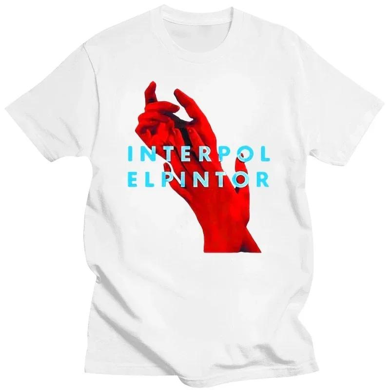 CC INTERPOL El Pintor Album Indie shirts one piece Rock Band black White Unisexs Tshirt S